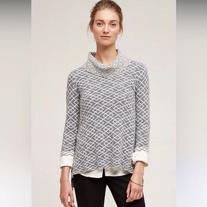 Anthropologie Moth Galena Alpaca Blend Cowled Pullover Sweater | Size Medium